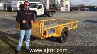 Diamond C 5x10 Utility Trailer Review [upl. by Omrellug]