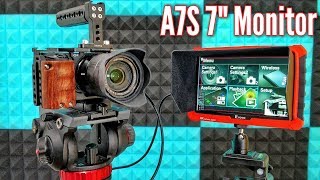 150 4K Capable 7quot A7S Camera Monitor Review [upl. by Pretrice]