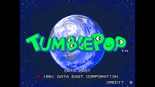 Tumble Pop Arcade Game 1991  Gameplay  All Bosses  Longplay On NAME Rom  OST  Review [upl. by Rhoads755]