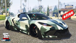 Coquette D10 is FREE in GTA 5 Online  Crazy Customization amp Review  Chevrolet Corvette C8 [upl. by Conti]