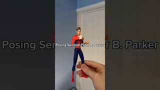 Posing Sentinel Peter B Parker music milliondollarbaby Spiderver spiderman actionfigure peter [upl. by Ocirrej477]