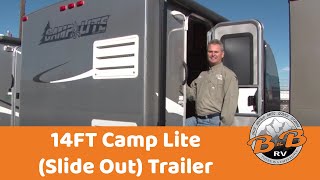 14FT Camp Lite Slide Out Trailer [upl. by Sophy]