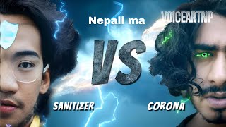 Corona Virus VS Sanitizer  Sci Fi  VFX  Comedy VOICEARTNP [upl. by Mushro695]