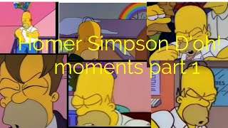 Homer Simpson Dohquot moments part 1 [upl. by Shelton]