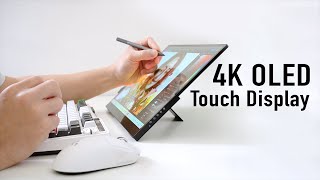 The BEST PORTABLE MONITOR 2024  Magedok PIX9 16quot 4K OLED Touchscreen Monitor with Stylus Pen [upl. by Morven]