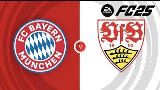 Bayern Munich vs Vfb Stuttgart  Bundesliga  FC 25 [upl. by Eenttirb]