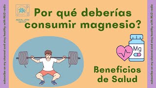 Por qué deberías consumir magnesio Beneficios y fuentes naturales [upl. by Reinhart]