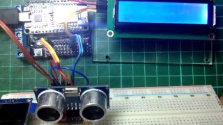 Driving Ultrasonic Sensor with NodeMCU and i2C 16x2 LCD Screen [upl. by O'Connell529]