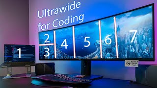 Exploring SUPER Ultrawide For Programming  Dell U4919DW review vs dual monitor setup [upl. by Torr]