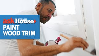 How to Paint Old Wood Trim with Varnish on It  Ask This Old House [upl. by Daly]