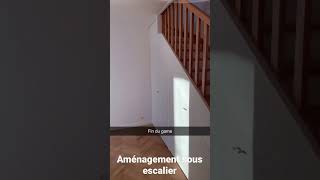 Aménagement sous escalier 🔥🔥🔥 [upl. by Eibbil]