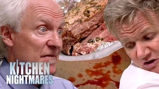 Hoarder Randy Keeps Bloody ROTTEN Food In Contaminated Fridge  Kitchen Nightmares [upl. by Morty]