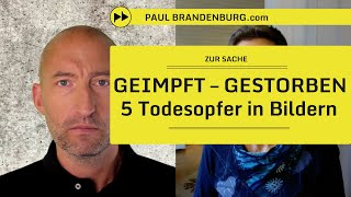 quotGeimpft – gestorbenquot – 5 Todesopfer in Bildern Teil 2 von 2 [upl. by Aneer]