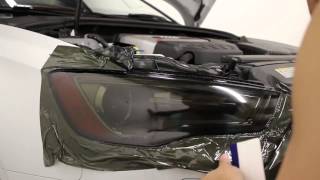 HOW TO Tint  Smoke Headlights using vinyl overlays  DIY [upl. by Odinevneib]