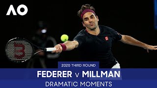 Roger Federers Epic 5th Set Tiebreak  Federer v Millman  Australian Open 2020 Third Round [upl. by Filip]