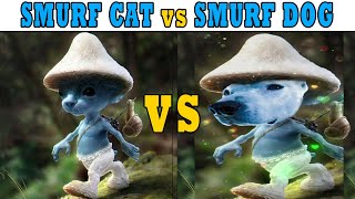 Smurf Cat vs Smurf Dog  Epic Rap Battle [upl. by Eelhsa657]