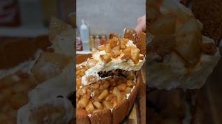 Cheesecake Pomme Spéculoos  🤤🍏 video non sponso cheesecake pomme speculoos gateau food [upl. by Milka]