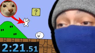 Octaboy vuelve a hacer Speedrun de Cat Mario y hace PB xdd 22151  any 🗣️🏃‍♂️❗ [upl. by Novello]