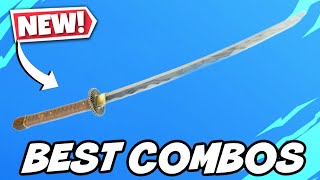 BEST COMBOS FOR NEW WICKS KATANA PICKAXE  Fortnite [upl. by Trauner389]