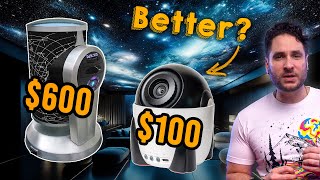 100 vs 600 GALAXY STAR PROJECTOR Dark Skys DSFX vs DS1 Review [upl. by Lurette682]