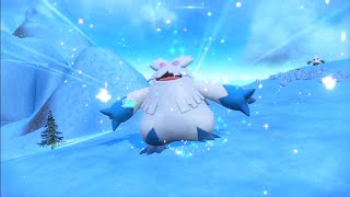 SHINY ABOMASNOW in Pokemon Scarlet and Violet [upl. by Linnie130]