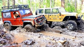 RC Extreme Pictures — RC Cars OFF Road 4x4 Adventure — Mudding 4x4 Trucks Jeep VS Land Rover Part 2 [upl. by Codding]