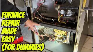 Gas Furnace Secrets for DUMMIES amp New HVAC Apprentices  Actual NO HEAT Service Call [upl. by Castillo]