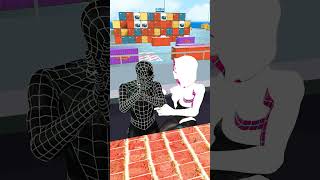 Who is Stronger Venom vs SpiderMan White Black SpiderMan  Marvel Animation spiderman gta [upl. by Ynnam]