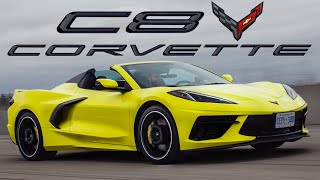 2021 C8 Corvette Convertible Review  AMERICAN SUPERCAR [upl. by Nilrev]