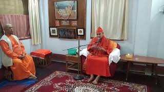 Most Revered Srimat Swami Gautamananda Ji Maharaj at Baranagar Math [upl. by Krongold]