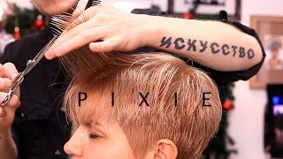 ✂️ how to Pixie Tutorial short haircut [upl. by Nyhagen]