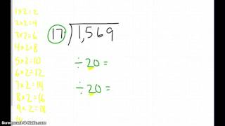 Estimate with 2Digit Divisors [upl. by Erich]