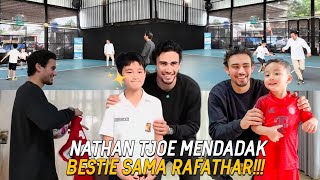 SURPRISE DADAKAN BUAT RAFATHAR PEMAIN TIMNAS NATHAN TJOE DATENG KE ANDARA BUAT MAIN BOLA BARENG [upl. by Yhtac]