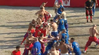 HIGHLIGHTS FINALE CALCIO STORICO 2024 AZZURRIROSSI [upl. by Uzial]