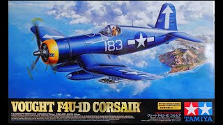 TAMIYA 132 F4U1D CORSAIR with full instructions [upl. by Toor]