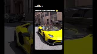 Guy on the right has good aero 😂 carcommunity lamborghini supercar [upl. by Dyolf]