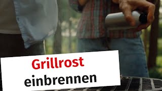 Wie man den Grillrost einbrennen sollte [upl. by Tnecniv]