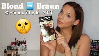 Krasser Unterschied 😱 Von Blond zu Braun  Haare färben DIY [upl. by Pytlik]