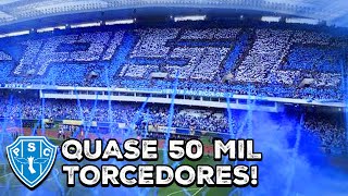 TORCIDA DO PAYSANDU FAZ FESTA ESPETACULAR NA SÉRIE C DO BRASILEIRO 🔵 Mosaico Paysandu x BotafogoPB [upl. by Samid]