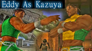 Eddy Gordo With Kazuya Mishima Moves Gameplay Tekken 6 Requested [upl. by Tedra]