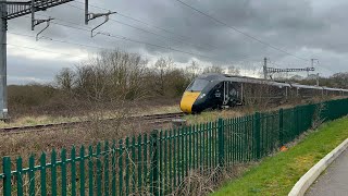 1L23 passing Wootton Bassett Near Wootton Bassett Junction on Wednesday 13th March 2024 [upl. by Tildie]