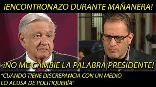 ¡No Me Cambie la Palabra Presidente Encontronazo con Reportero [upl. by Adnaloy644]