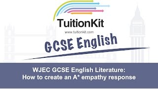 WJEC GCSE English Literature How to create an A empathy response [upl. by Yllatan]