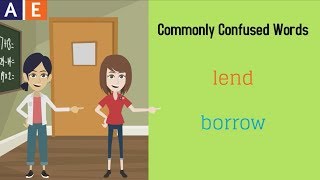 Commonly Confused Words  Borrow and Lend [upl. by Nahsar]