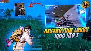 DESTROYING LOBBY • IQOO NEO 7 • Gaming x Abuzar • IQOO NEO 7 BGMI TEST AFTER 5 MONTHS [upl. by Etnelav]