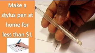 How to Make a Stylus Pen Touchpad Pen at Home for Less Than 1  For your iPadPhone [upl. by Isahella733]