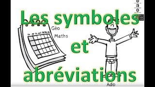 Français Rapide  Les symboles et les abréviations Prise de notes [upl. by Trebmal113]