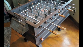 Custom Steel Foosball Table [upl. by Sirtaeb]