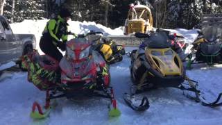 Starting the Freeride 800 etec at 40 [upl. by Ancalin]