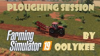 Farming Simulator 19  Estancia Lapacho  EP12  Ploughing Session [upl. by Ahseyt]